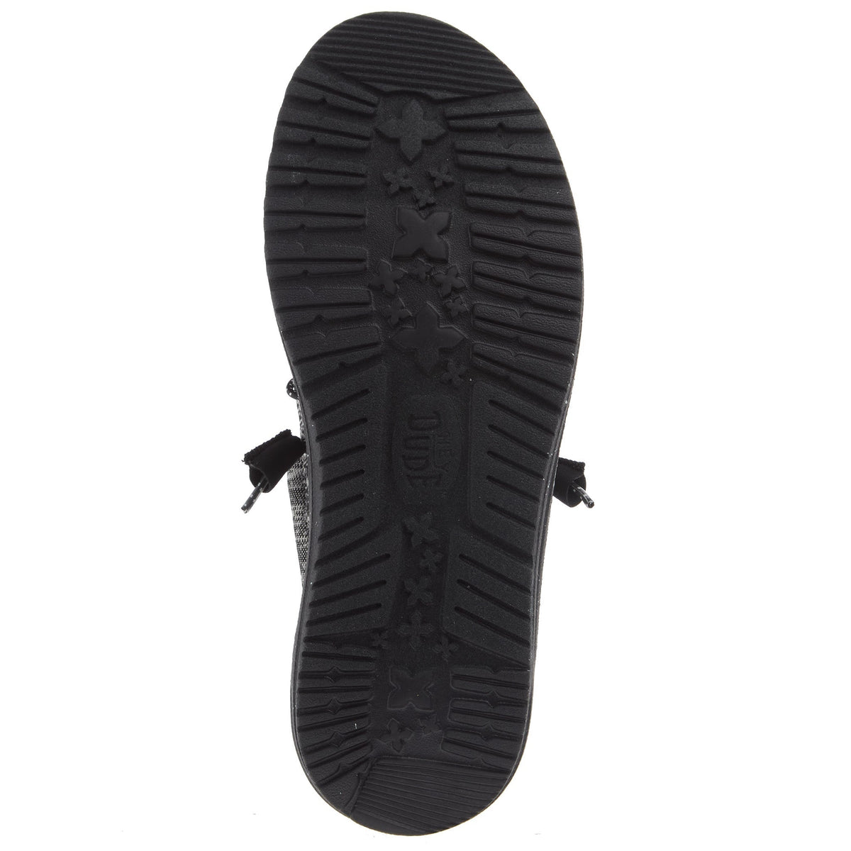 Hey Dude Mens Dark Grey Wally Sport Knit Casual Shoe
