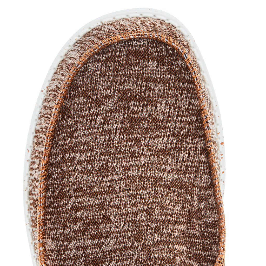 Hey Dude Mens Brown Wally Sport Knit Casual