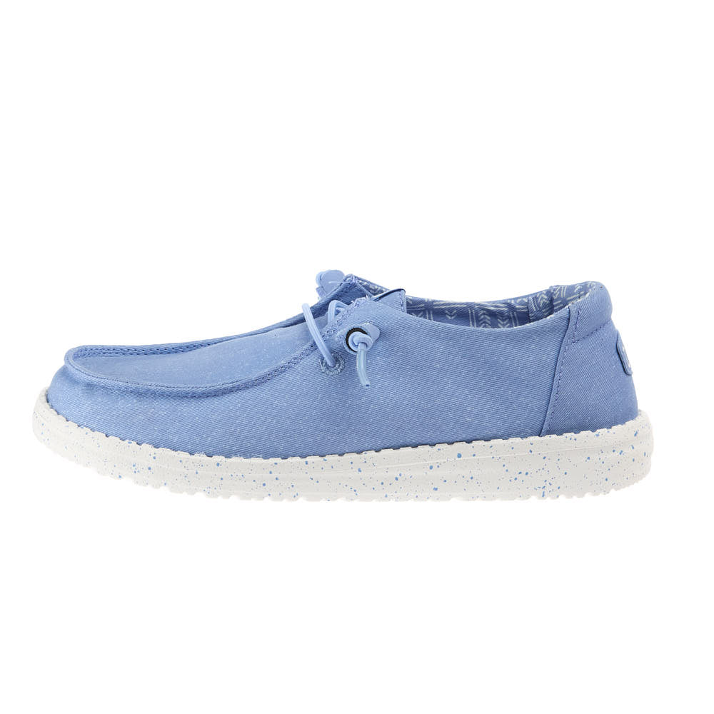 Hey Dude Women's Wendy Stretch Canvas Hydrangea Blue Casual