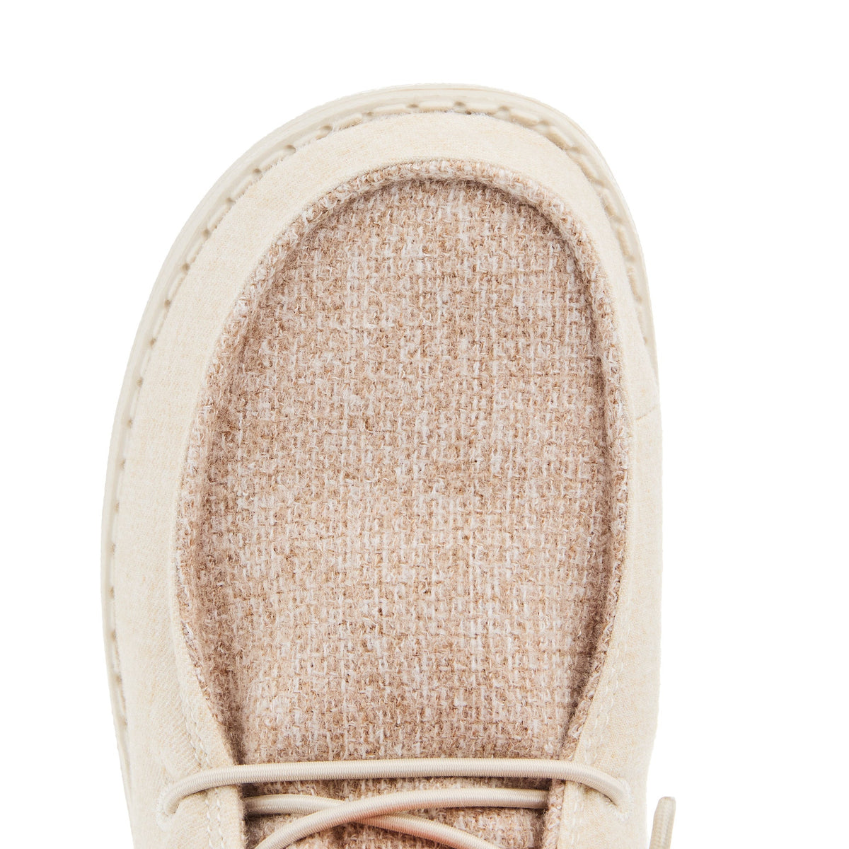 Hey Dude Womens Wendy Brushed Cozy Ivory Casual Shoe