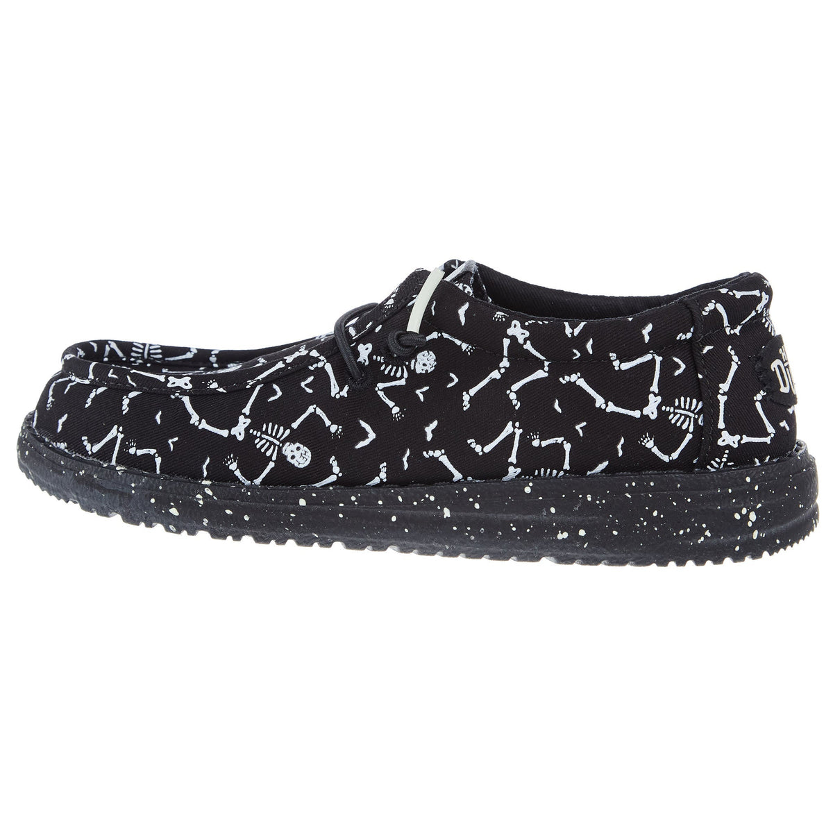 Hey Dude Wally Youth Skeletons Black
